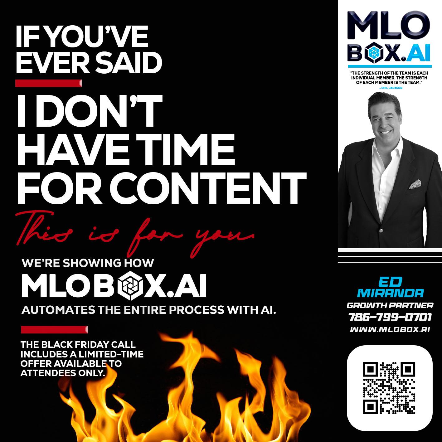 if you - Ed Miranda -Senior Loan Originator