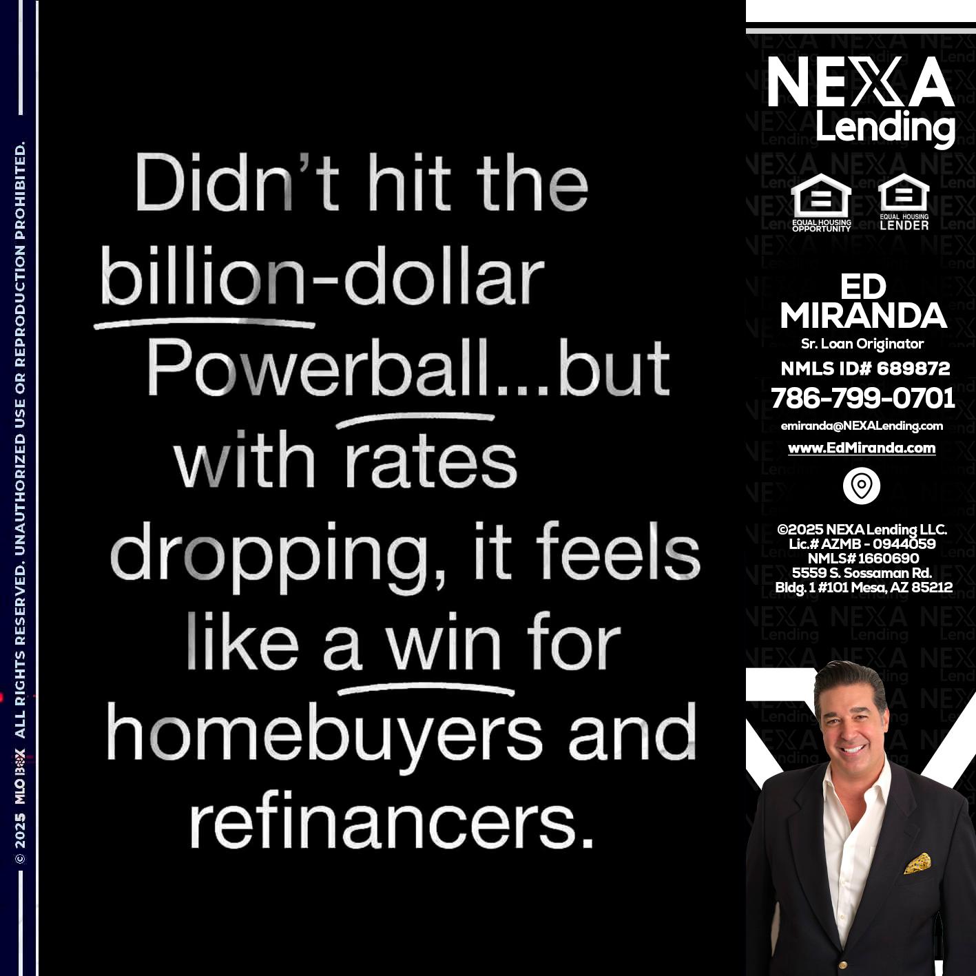 DIDNT HIT - Ed Miranda -Senior Loan Originator