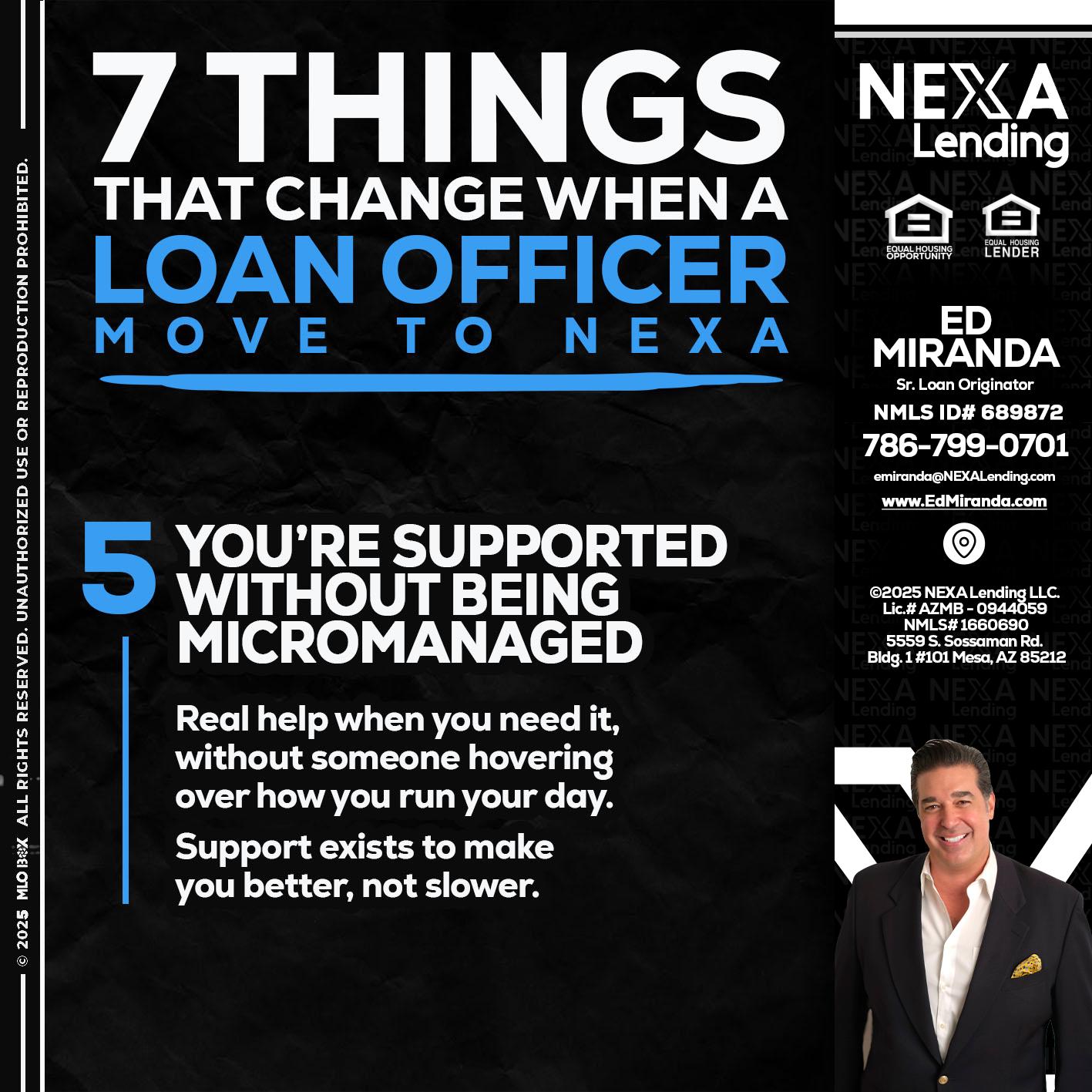 7 THINGS (5) - Ed Miranda -Senior Loan Originator