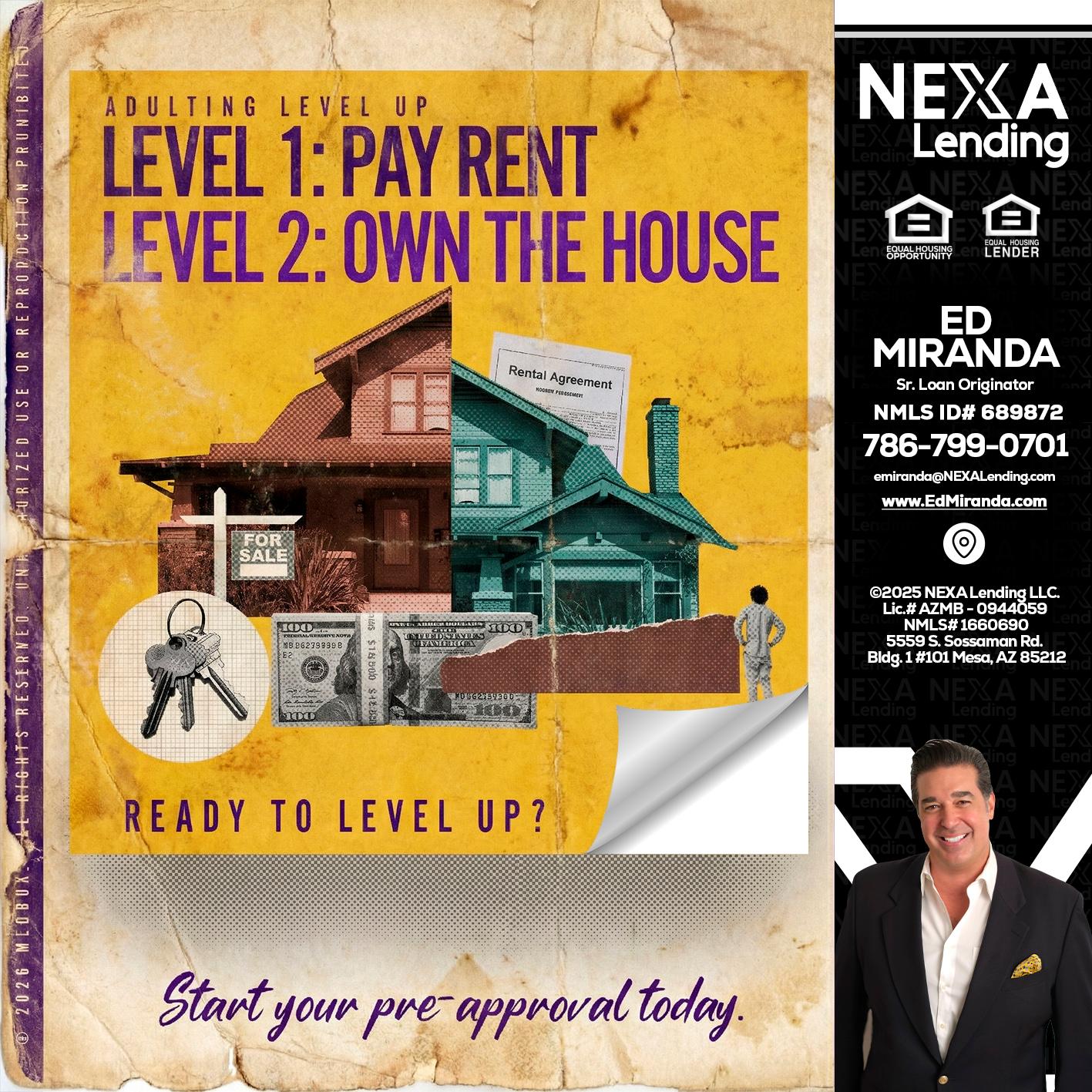 LEVEL 1 - Ed Miranda -Senior Loan Originator