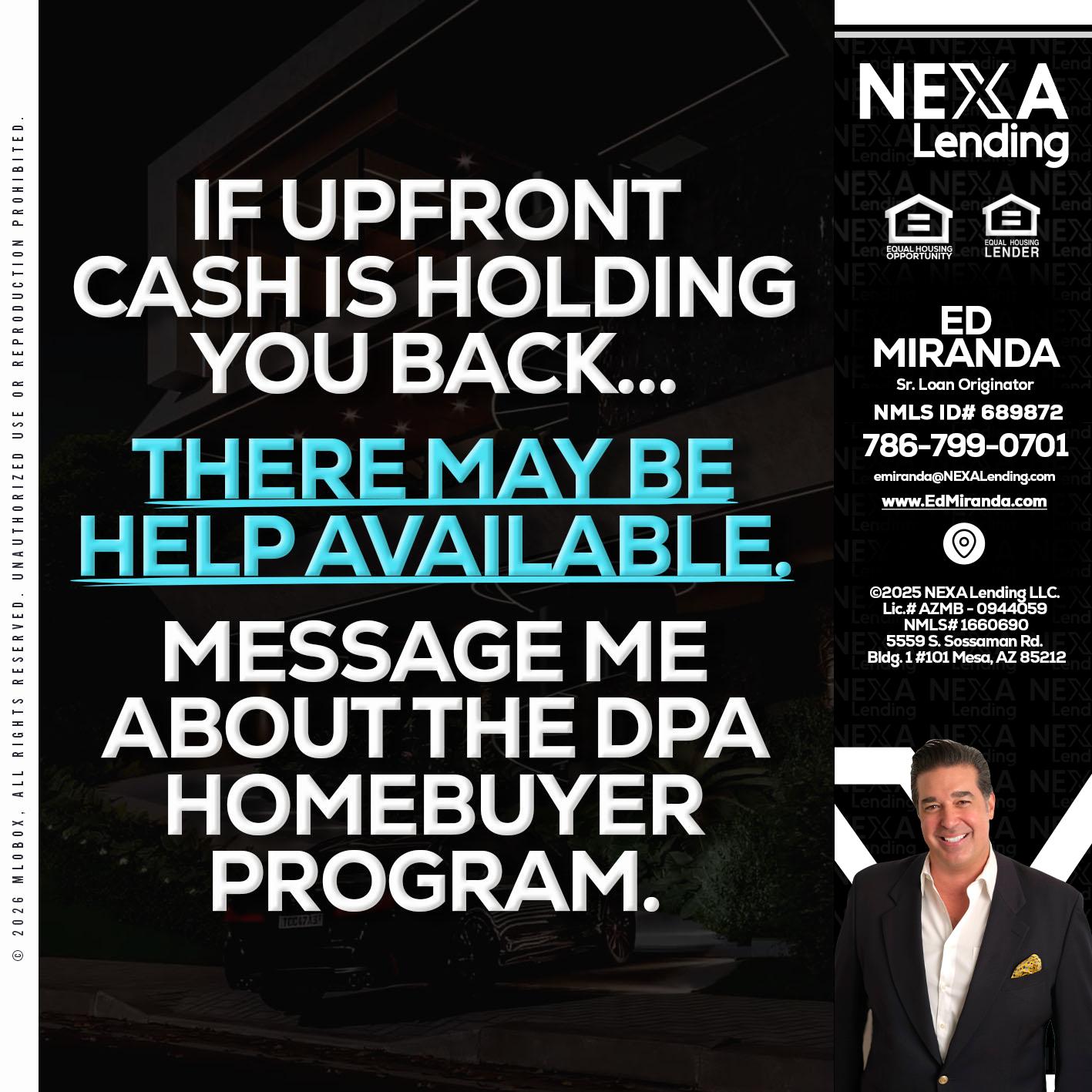 IF UPFRONT - Ed Miranda -Senior Loan Originator