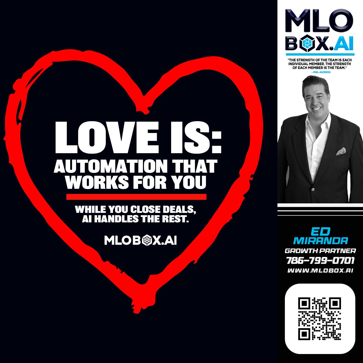 love is - Ed Miranda -Senior Loan Originator