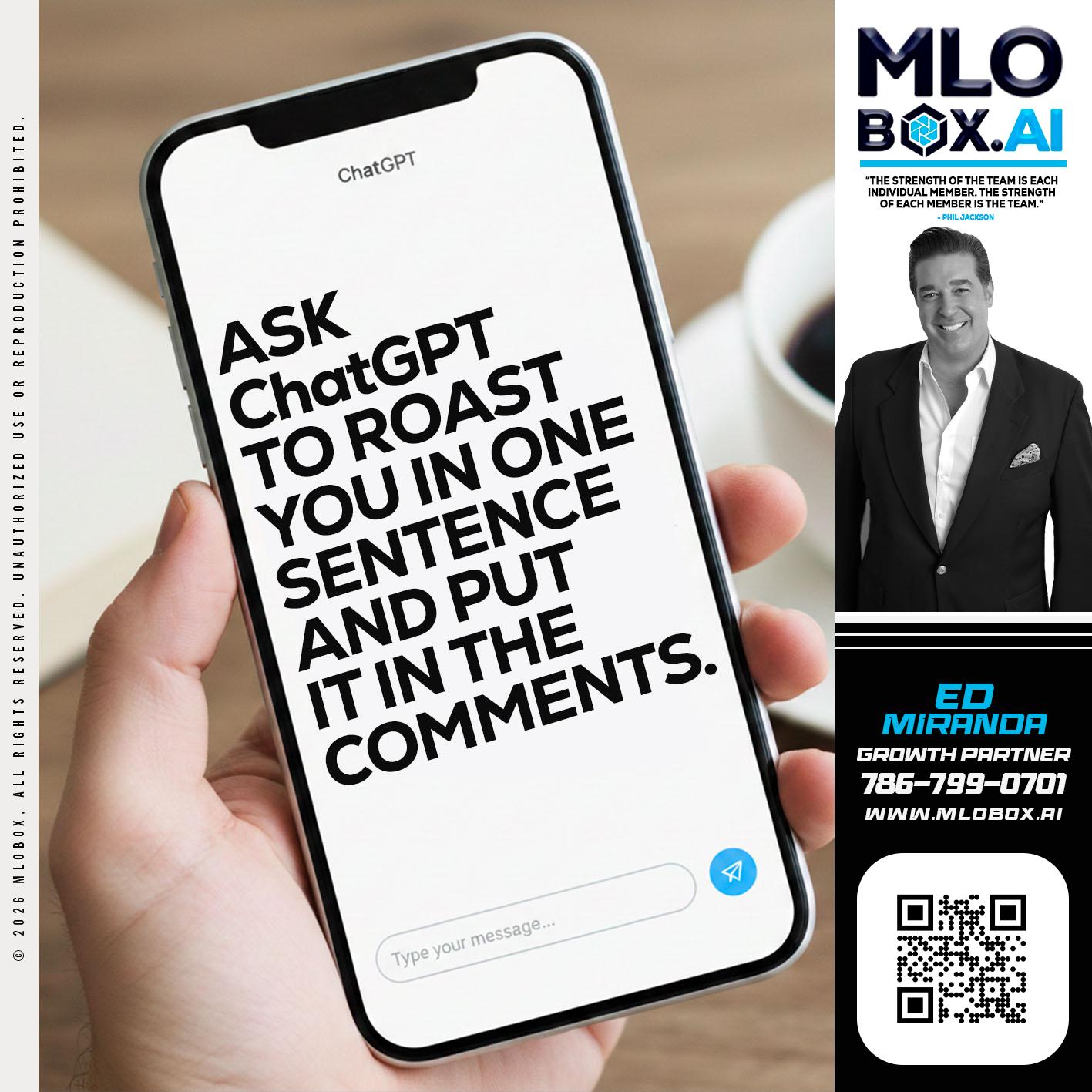 ASK CHAT GPT - Ed Miranda -Senior Loan Originator