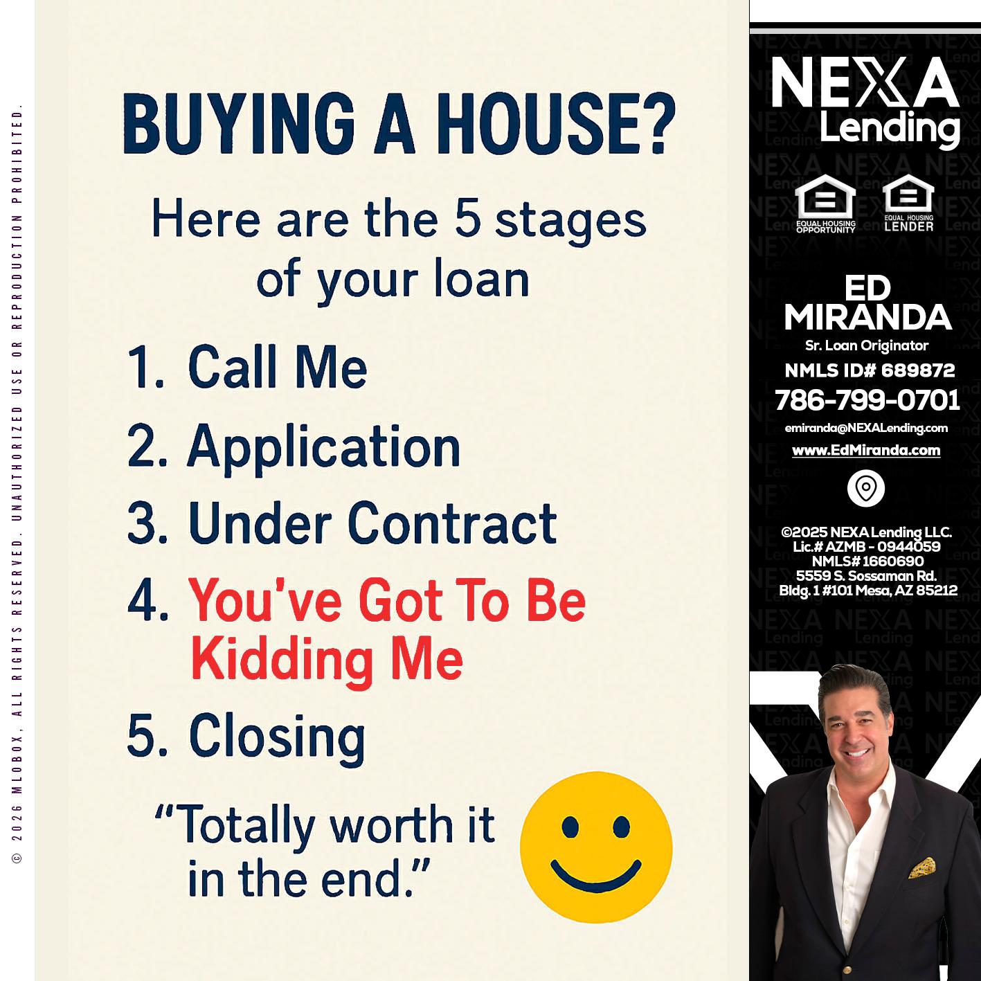 BUYING A HOUSE - Ed Miranda -Senior Loan Originator