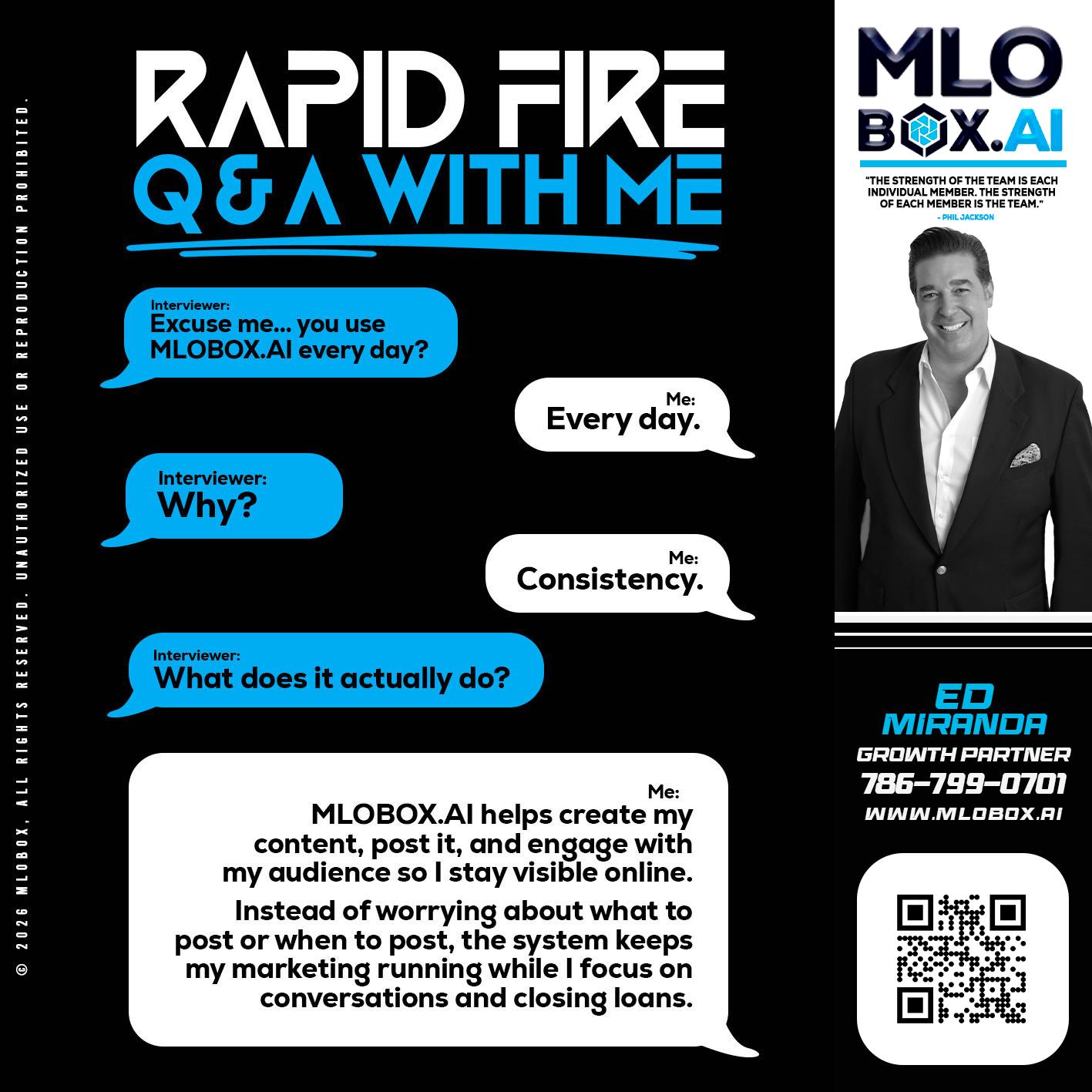 RAPID Q&A - Ed Miranda -Senior Loan Originator