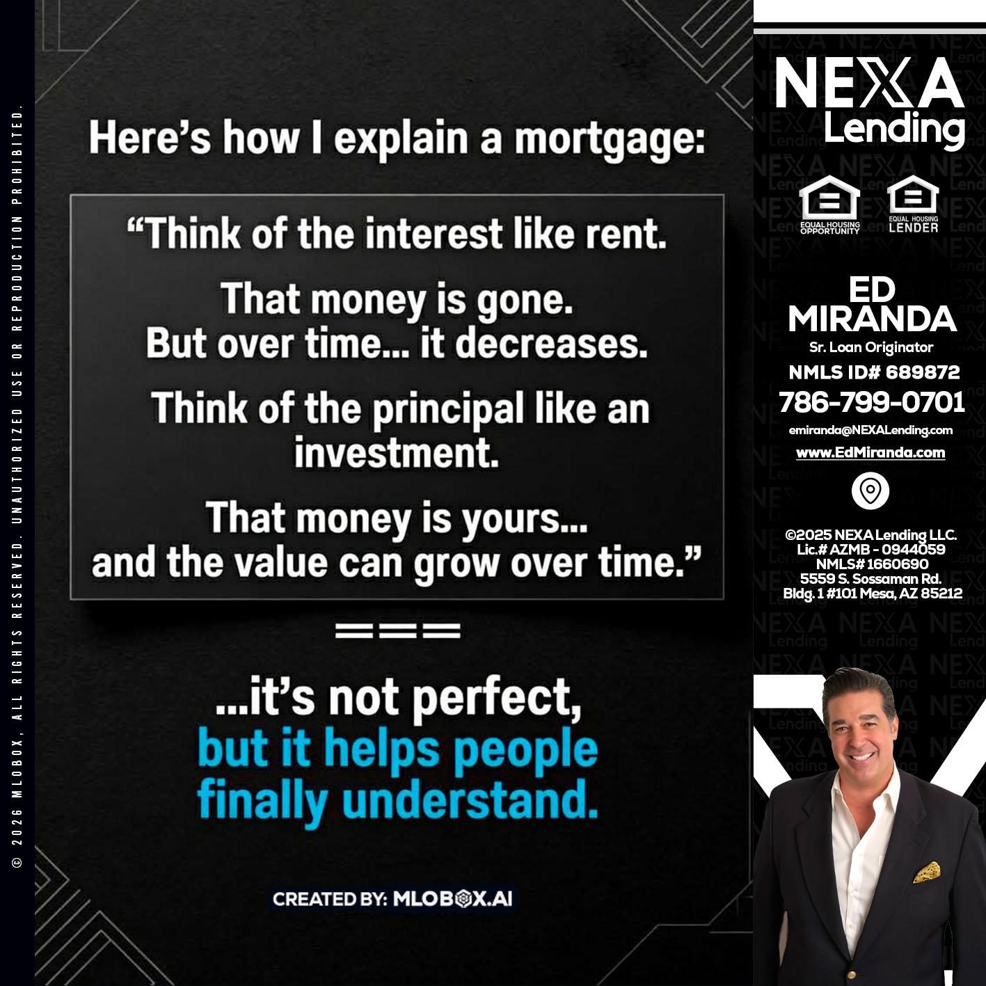 HERES NOW - Ed Miranda -Senior Loan Originator