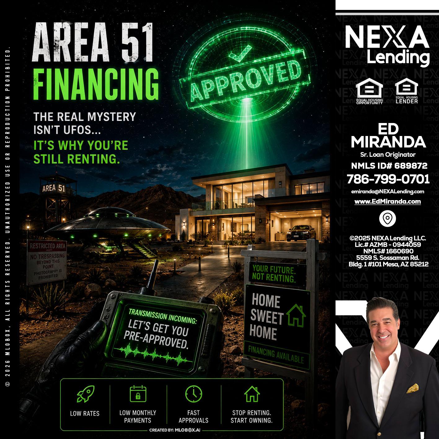 AREA 51 - Ed Miranda -Senior Loan Originator
