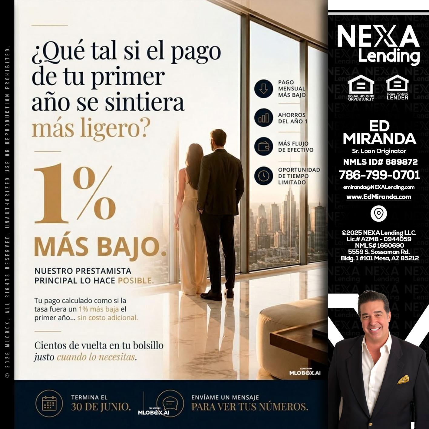 que tal si - Ed Miranda -Senior Loan Originator