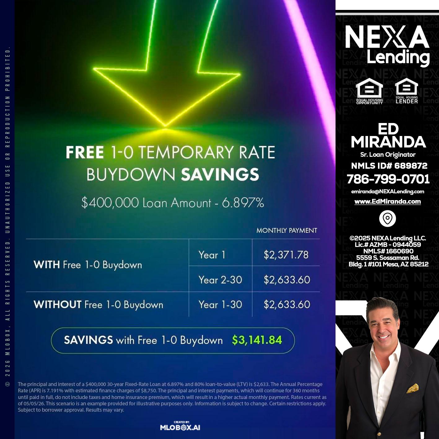 BUYDOWN - Ed Miranda -Senior Loan Originator