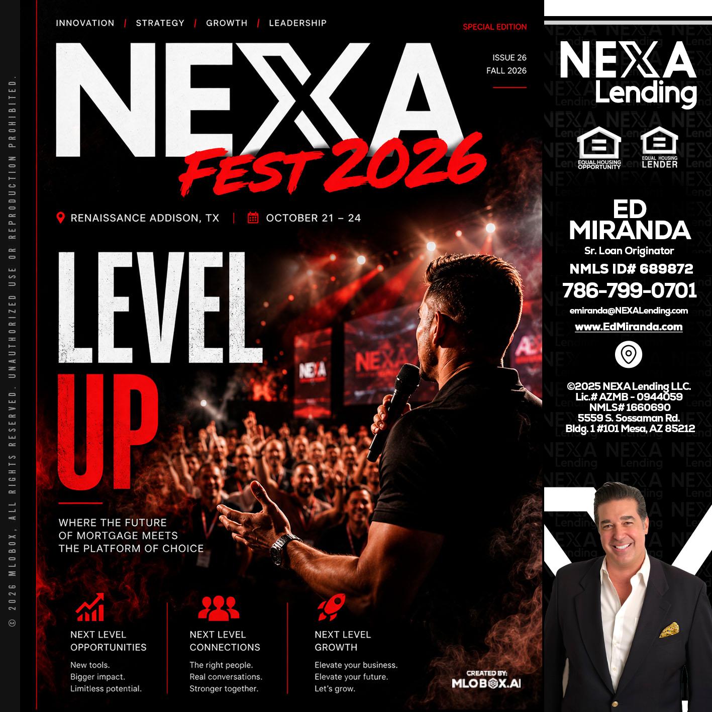 NEXA FEST 2026 - Ed Miranda -Senior Loan Originator