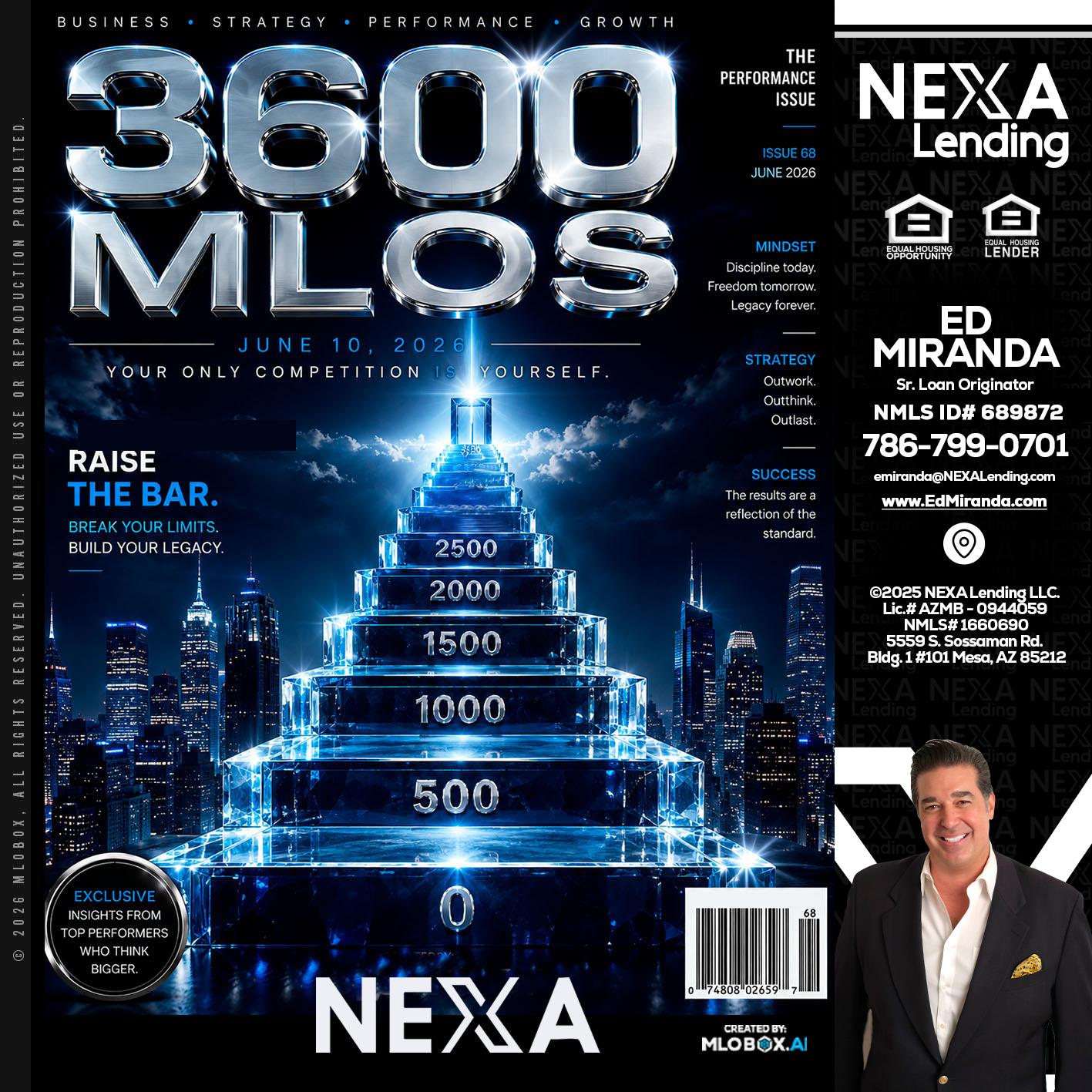 3600 MLOs - Ed Miranda -Senior Loan Originator