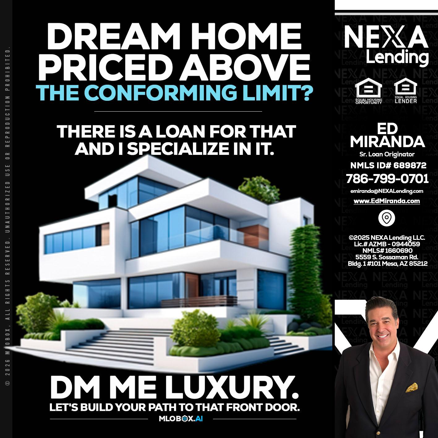 DREAM HOME - Ed Miranda -Senior Loan Originator