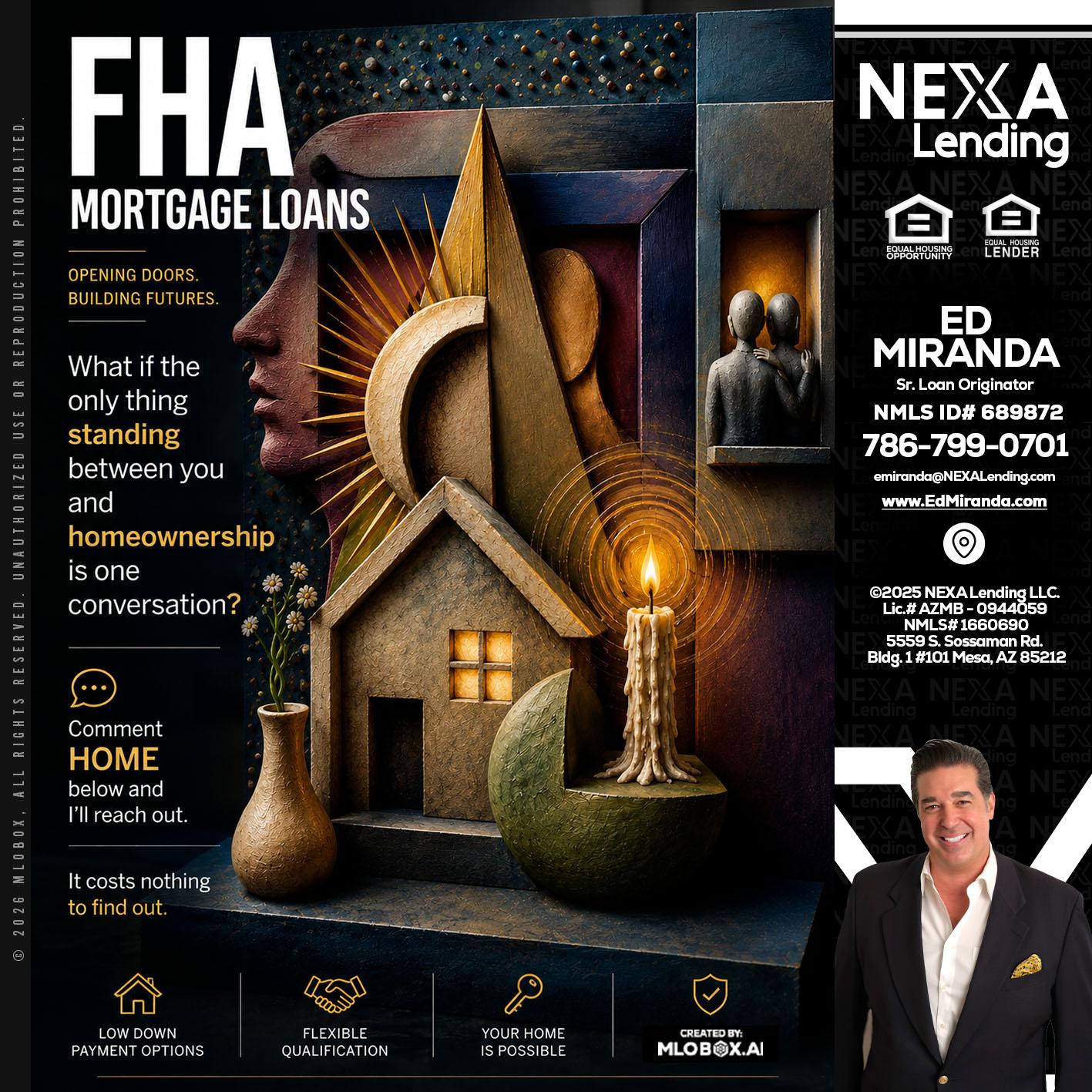 FHA - Ed Miranda -Senior Loan Originator