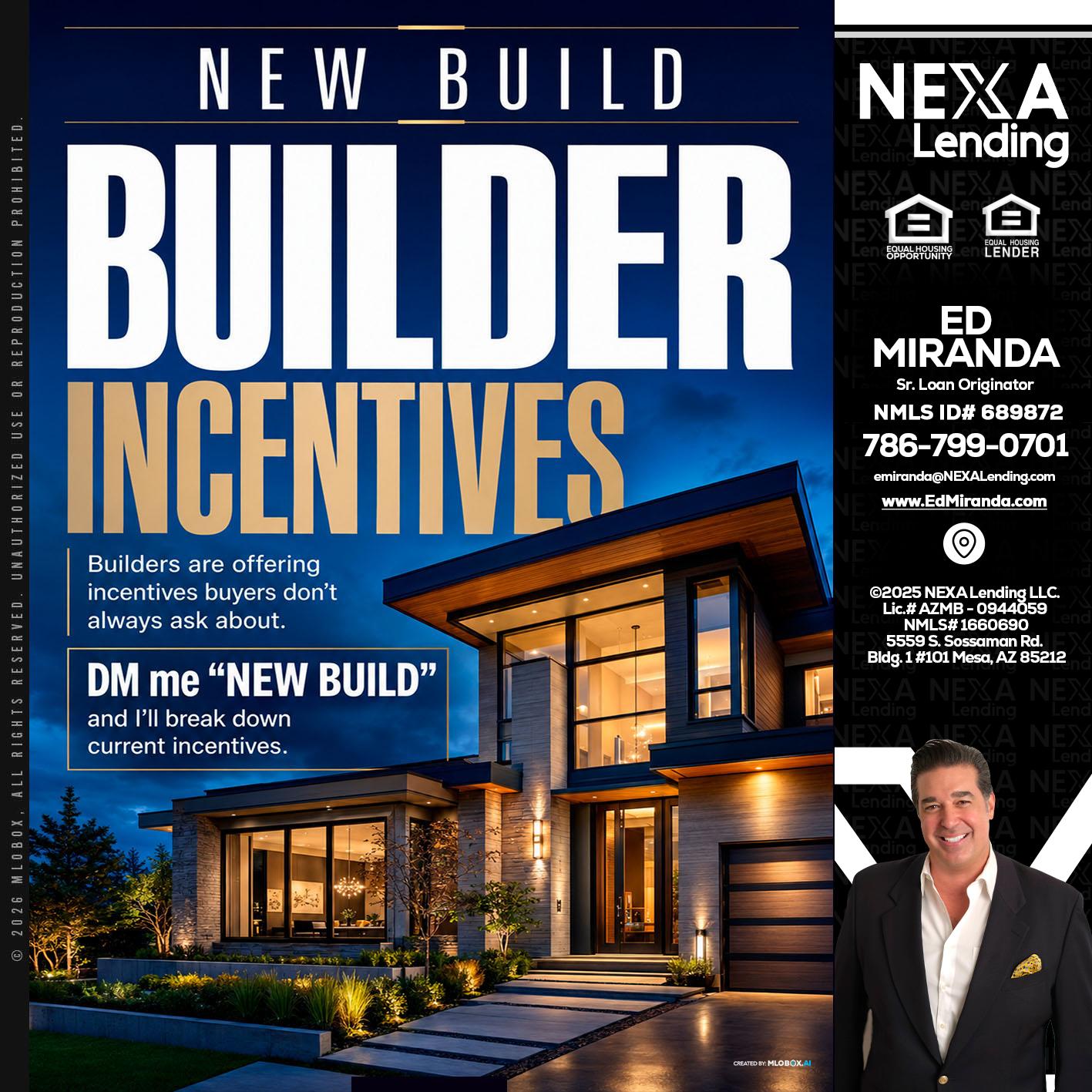NEW BUILDER - Ed Miranda -Senior Loan Originator