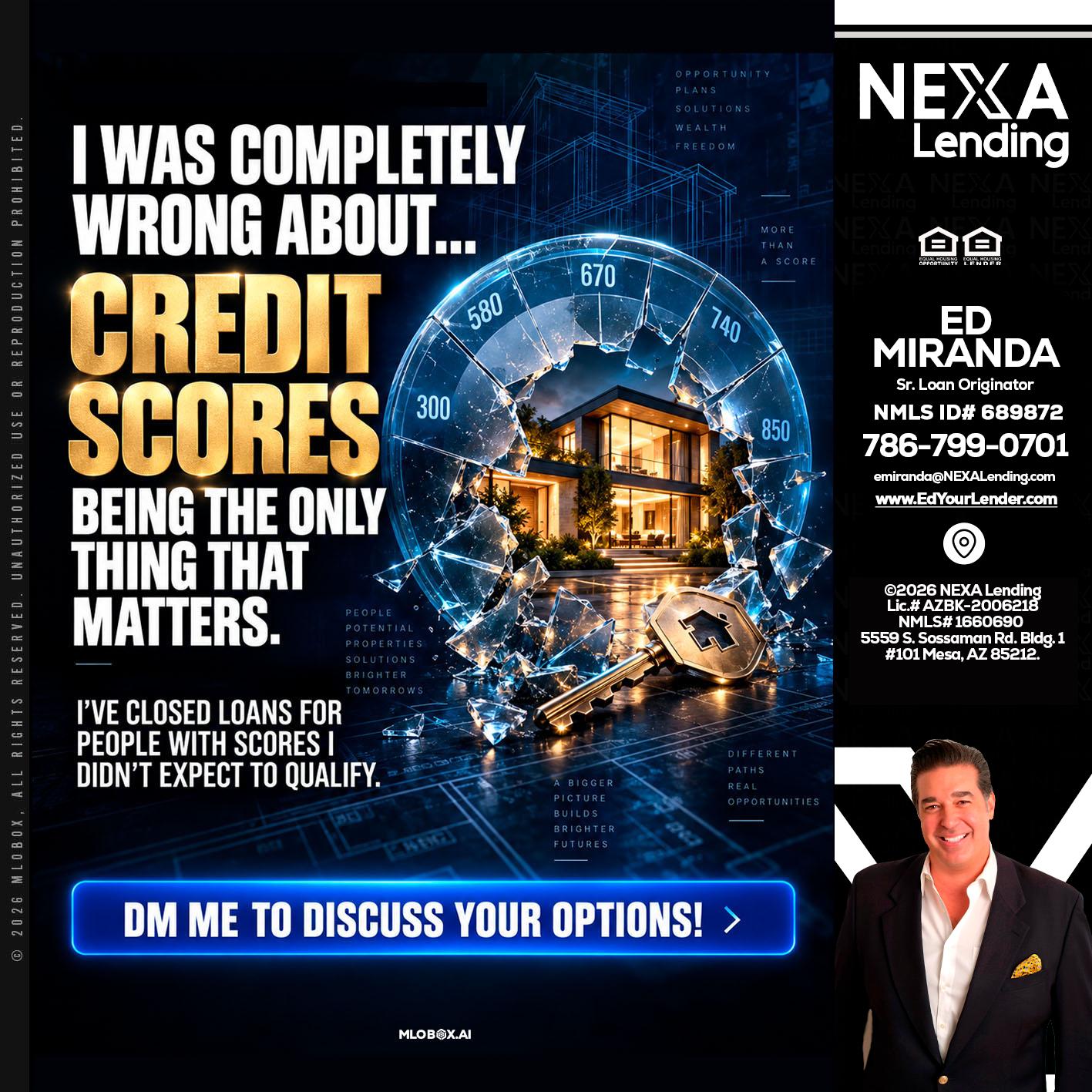 I WAS COMPLETY - Ed Miranda -Senior Loan Originator