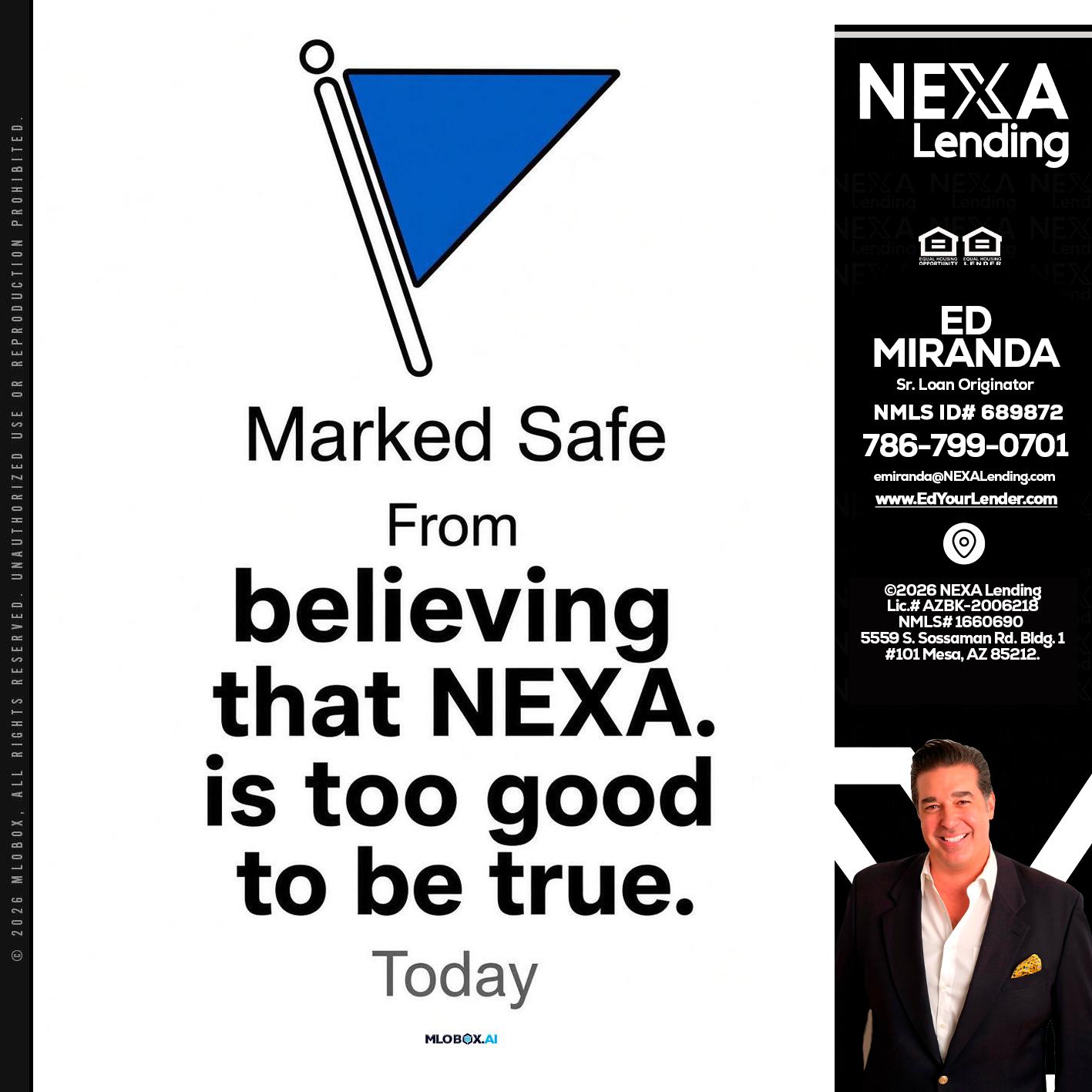 MARKED SAFE - Ed Miranda -Senior Loan Originator
